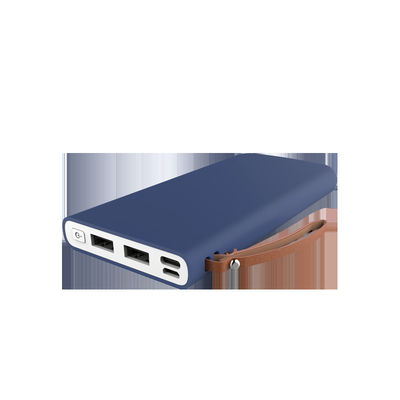 La Banca doppia portatile ricoprente di gomma variopinta di potere di 138mm USB