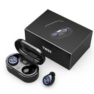 Piccole cuffie stereo ad alta fedeltà di Bluetooth dell'obiettivo del suono TWS TW80 V4.2
