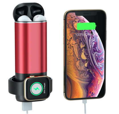 3 in 1 Banca senza fili 15W 5200mAh di potere del caricatore di Multifuntional