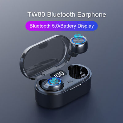 TW80 Bluetooth senza fili 5,0 TWS Mini HiFi Earbuds With MIC