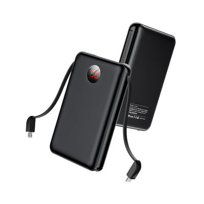 La Banca insita 10000mAh di potere del cavo dell'esposizione LCD per Android