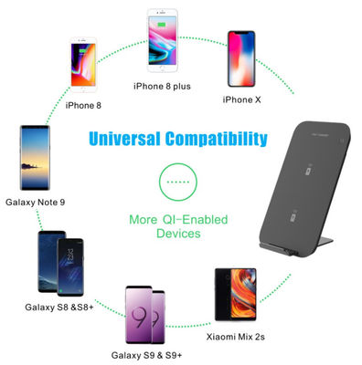 caricatore senza fili verticale della bobina del doppio 10W per Samsung