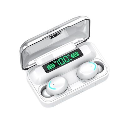 8D circondano la vera esposizione di LED senza fili della cuffia avricolare F9 Mini Invisible Button