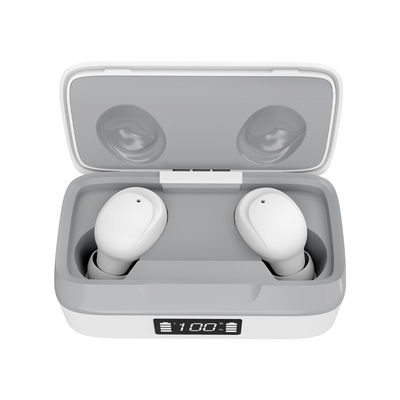 Rumore che annulla sport BT5.0 Earbuds senza fili con l'esposizione della batteria
