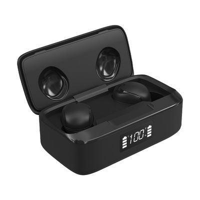 Rumore che annulla sport BT5.0 Earbuds senza fili con l'esposizione della batteria